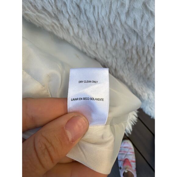 White Furry Democracy Jacket - Picture 8 of 11